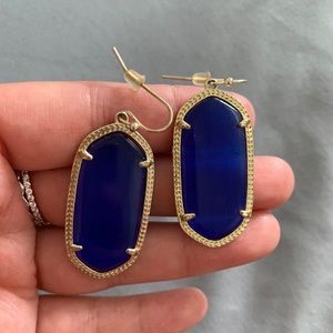 Gorgeous Cobalt Blue Kendra Scott Elle Earrings